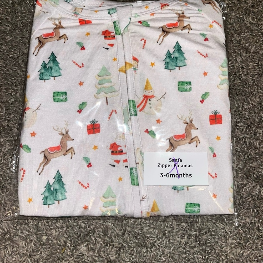 Bamboo Christmas Zippie